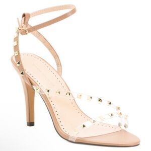 Nude Studded Heels
